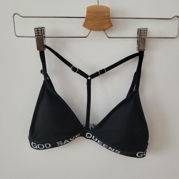 God Save Queens Bikini Top-Small - Picture 1 of 6